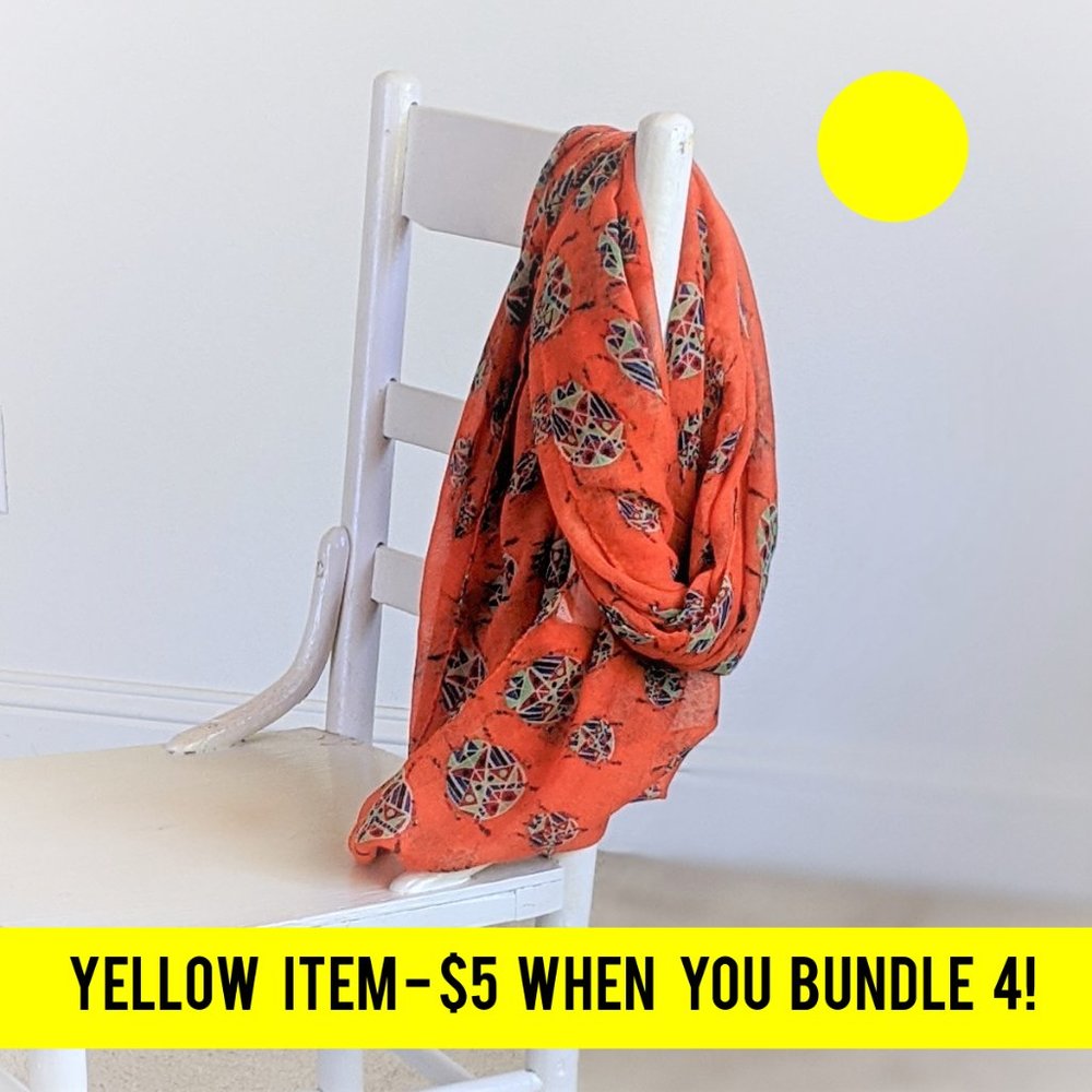 Orange Beetle Scarf/Wrap